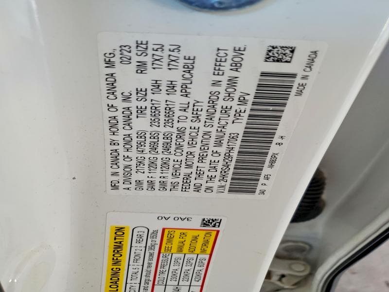 2023 HONDA CR-V LX 13