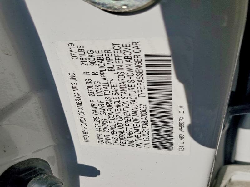 2020 ACURA TLX TLX TECH 13