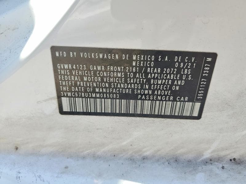 2021 VOLKSWAGEN JETTA S 12