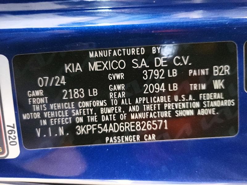 2024 KIA FORTE GT LINE 12