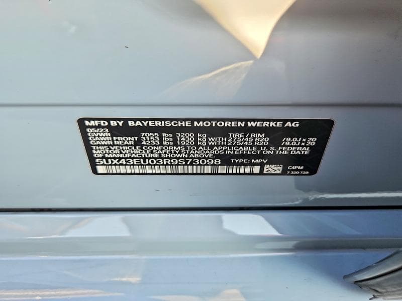 2024 BMW X5 XDRIVE50E XDRIVE50E 13