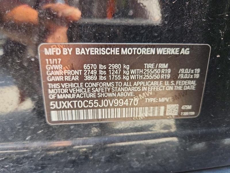 2018 BMW X5 XDR40E 13