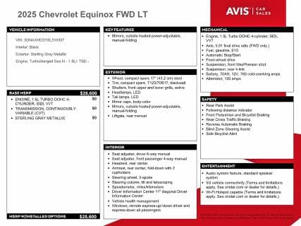2025 CHEVROLET EQUINOX LT 13