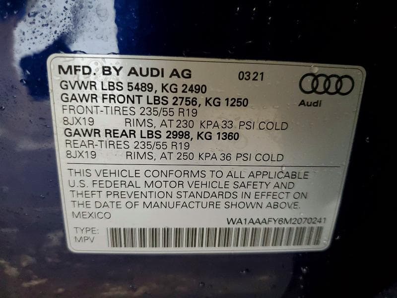 2021 AUDI Q5 PREMIUM 13
