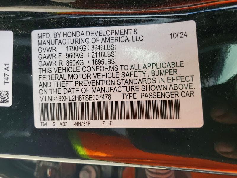 2025 HONDA CIVIC SPORT 12