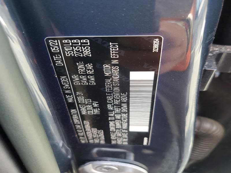 2022 VOLVO XC60 B6 INSCRIPTION 13