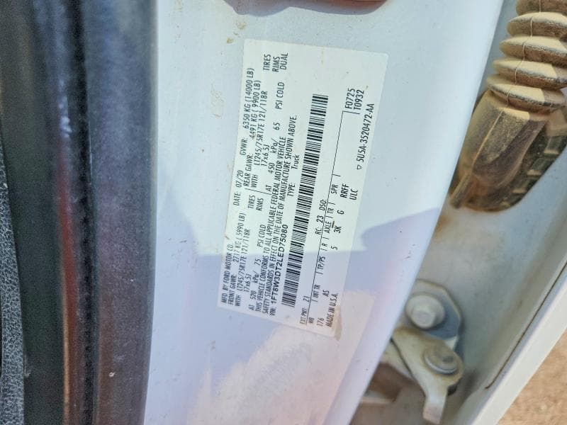 2020 FORD F350 SUPER DUTY 12