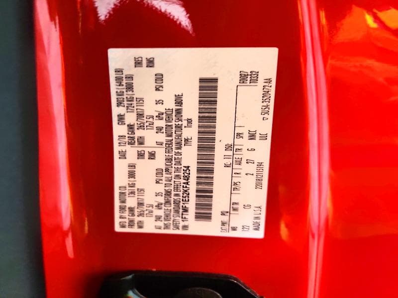 2019 FORD F150 12