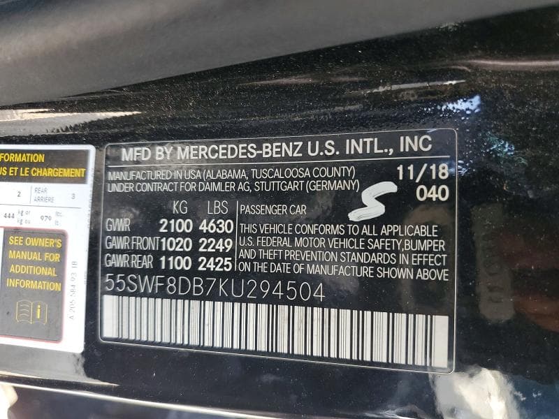 2019 MERCEDES-BENZ C 300 12
