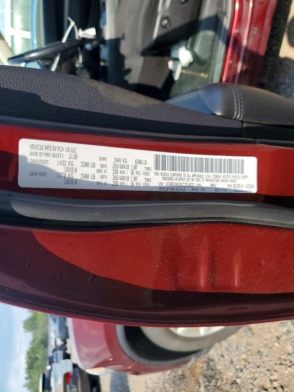 2020 DODGE DURANGO SXT 13