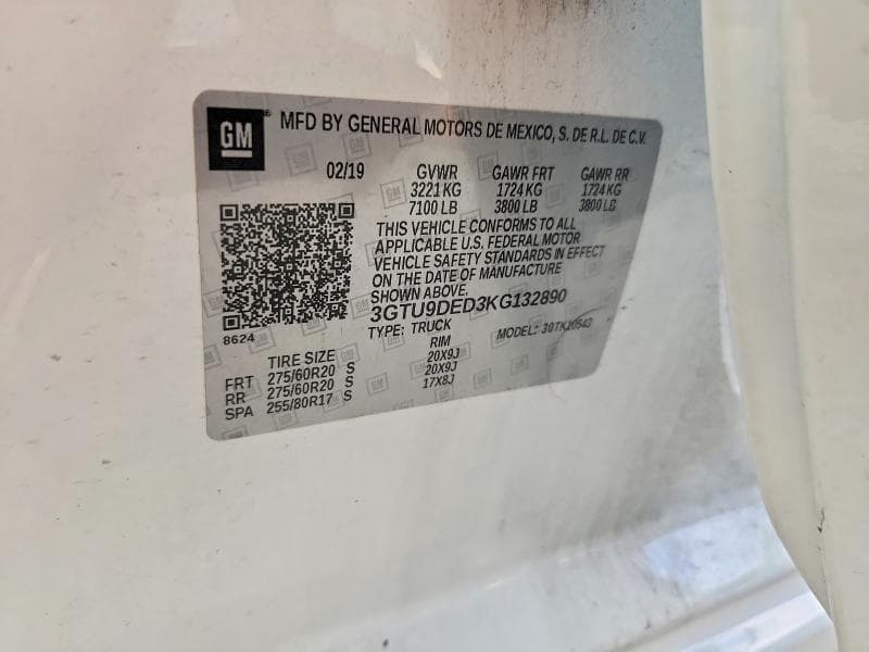 2019 GMC SIERRA K1500 SLT 13