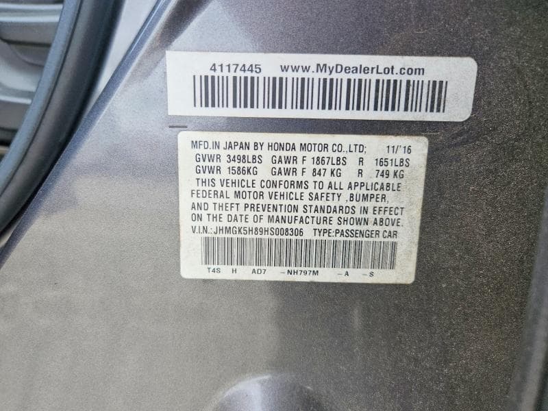 2017 HONDA FIT EX 13