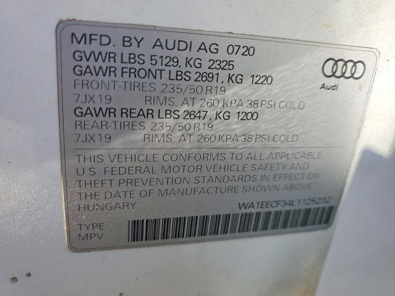 2020 AUDI Q3 PREMIUM PLUS S-LINE 13