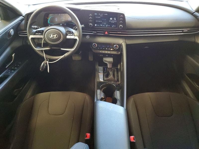 2025 HYUNDAI ELANTRA HYBRID BLUE 8