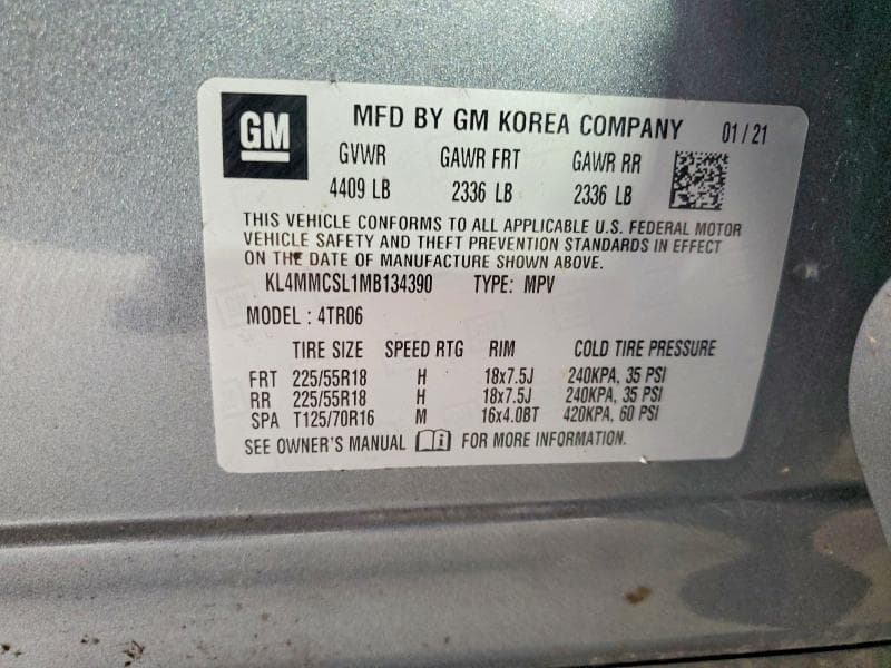 2021 BUICK ENCORE GX PREFERRED 12