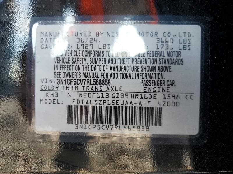 2024 NISSAN KICKS SV 13
