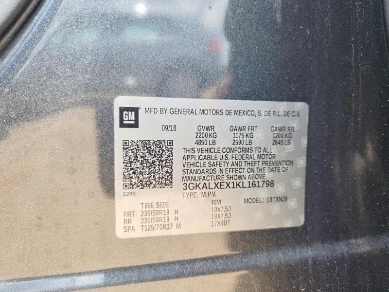 2019 GMC TERRAIN DENALI 12