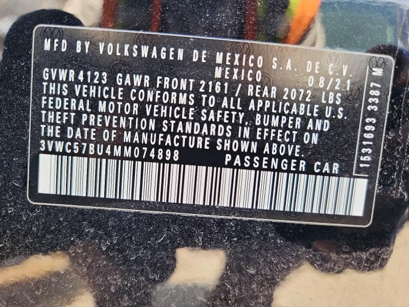 2021 VOLKSWAGEN JETTA S 13