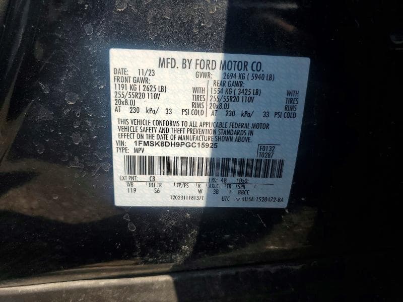 2023 FORD EXPLORER XLT 13