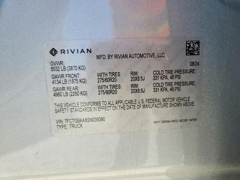2025 RIVIAN R1T ADVENTURE 13