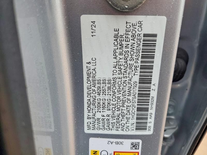 2025 HONDA ACCORD HYBRID SPORT 12