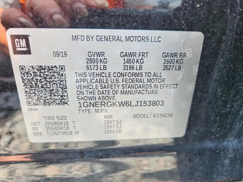 2020 CHEVROLET TRAVERSE LT 13