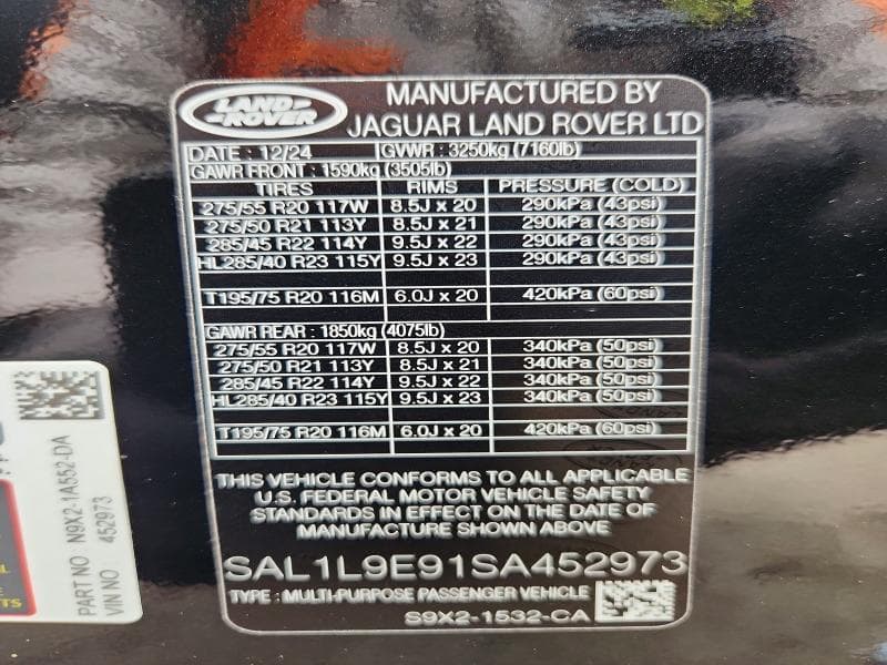 2025 LAND ROVER RANGE ROVER SPORT DYNAMIC SE 13
