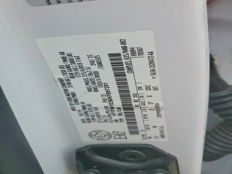 2019 FORD F150 SUPERCREW 12
