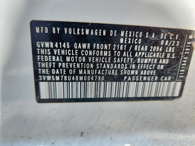 2024 VOLKSWAGEN JETTA S 12