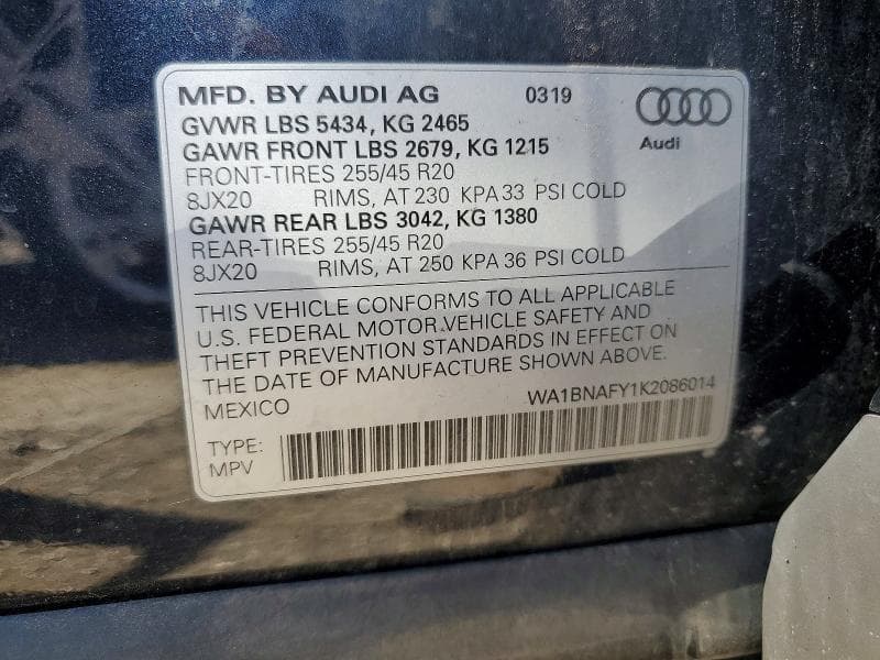 2019 AUDI Q5 PREMIUM PLUS 13