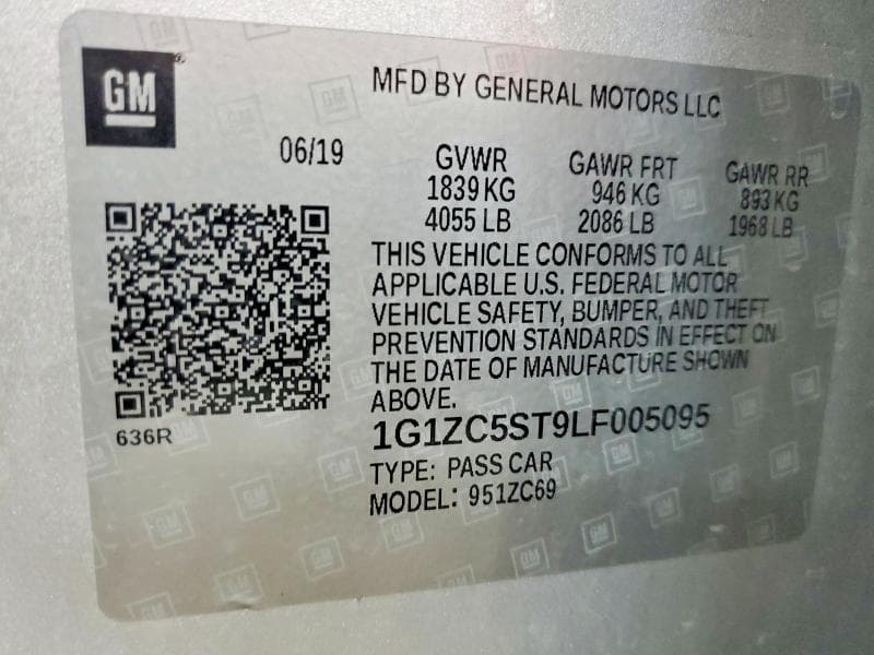 2020 CHEVROLET MALIBU LS 13