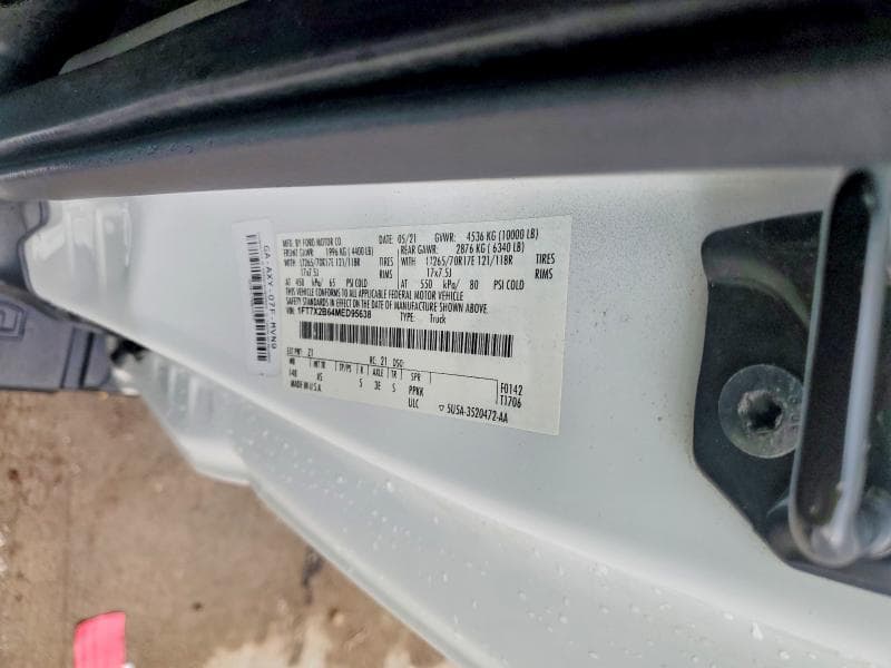 2021 FORD F250 SUPER DUTY 12