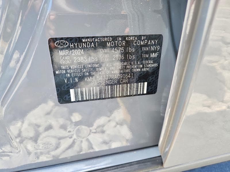 2024 HYUNDAI SONATA HYBRID LIMITED 12
