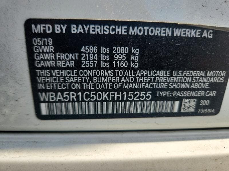 2019 BMW 330I 13