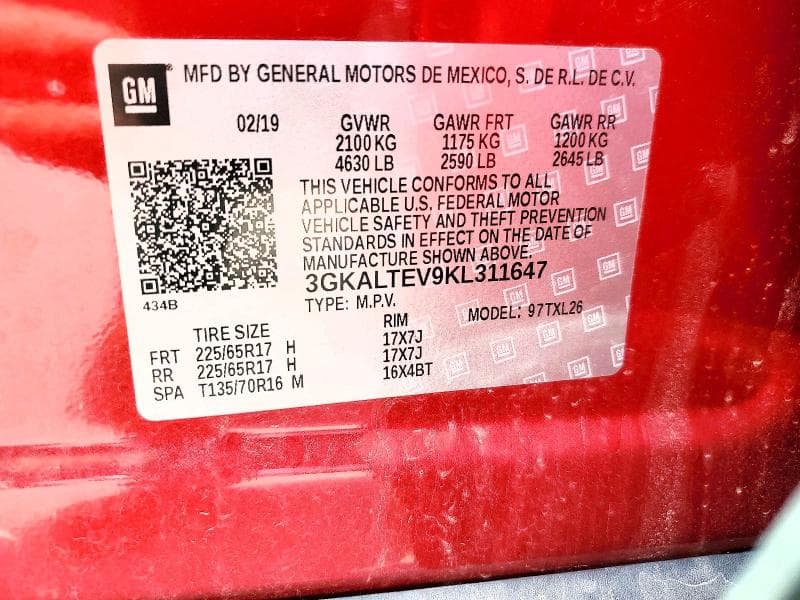 2019 GMC TERRAIN SLE 13