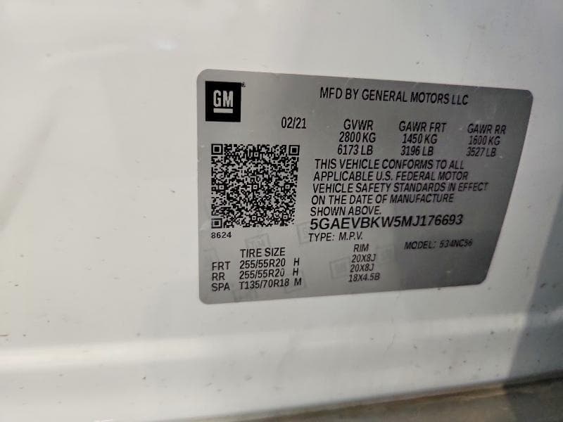 2021 BUICK ENCLAVE PREMIUM 13