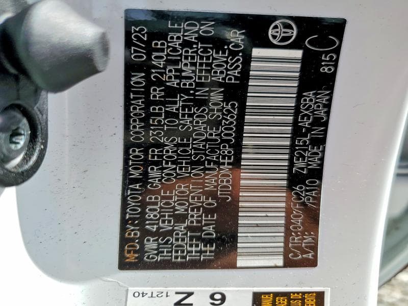 2023 TOYOTA COROLLA HYBRID SE 12