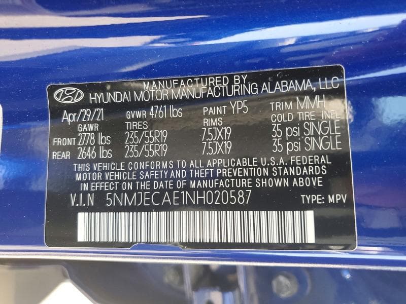 2022 HYUNDAI TUCSON LIMITED 13
