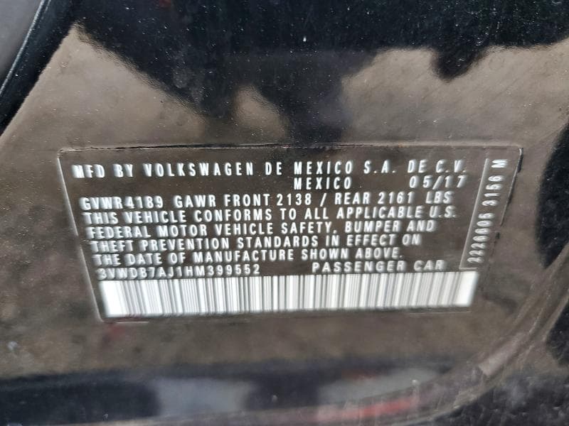 2017 VOLKSWAGEN JETTA SE 12