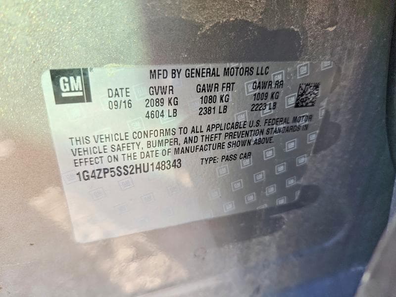2017 BUICK LACROSSE ESSENCE 12