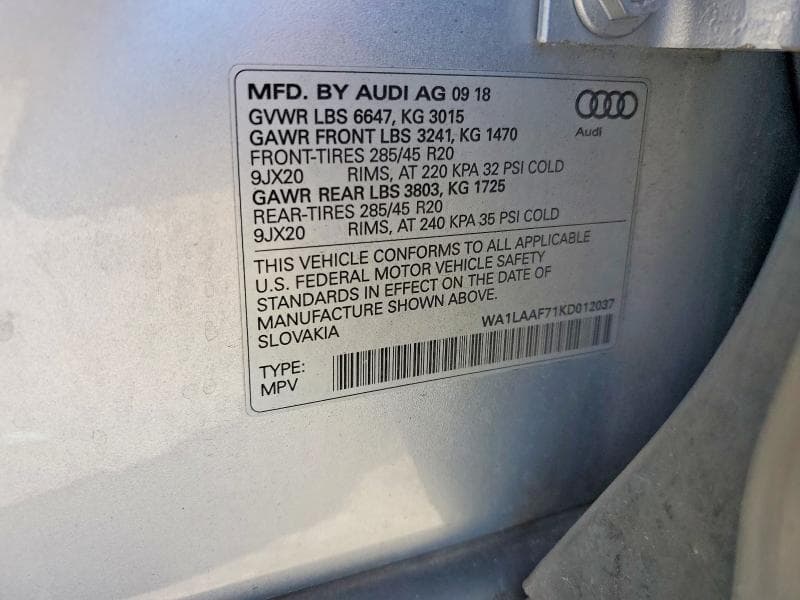 2019 AUDI Q7 PREMIUM PLUS 13