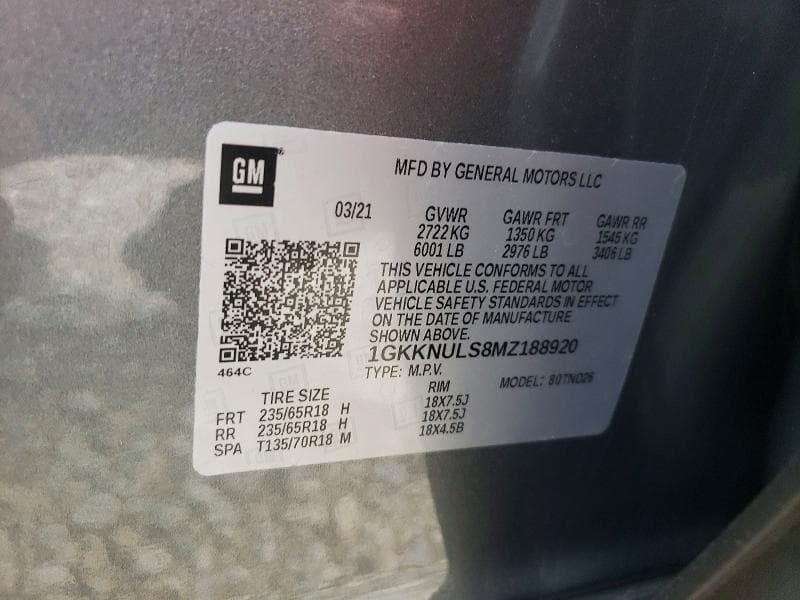 2021 GMC ACADIA SLT 14