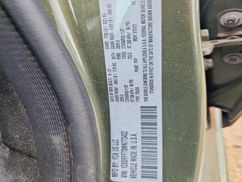 2021 RAM 1500 BIG HORN/LONE STAR 12