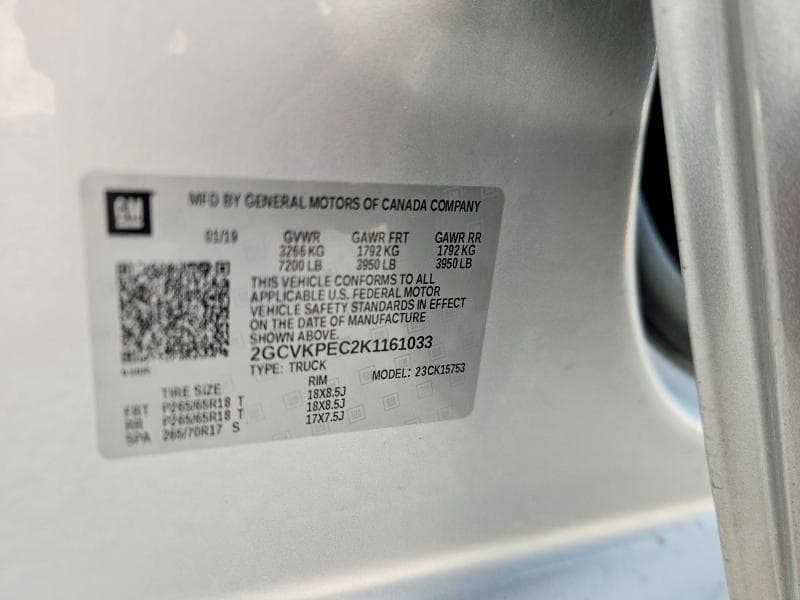 2019 CHEVROLET SILVERADO LD K1500 LT 13