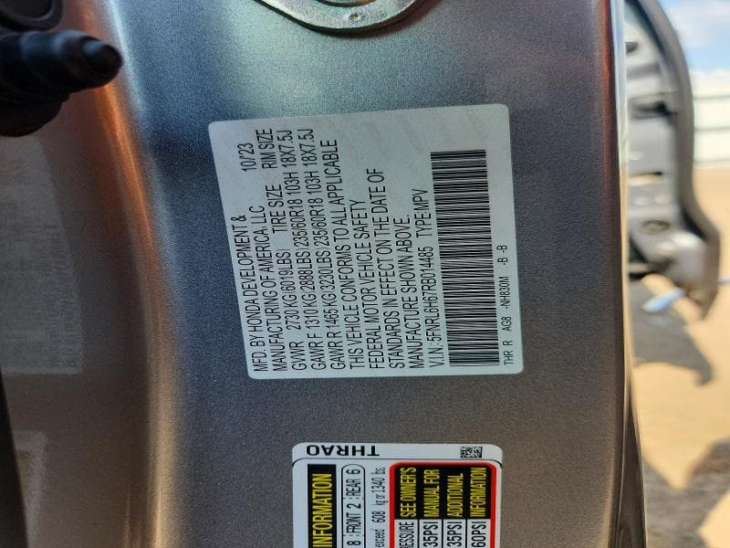 2024 HONDA ODYSSEY EXL 14