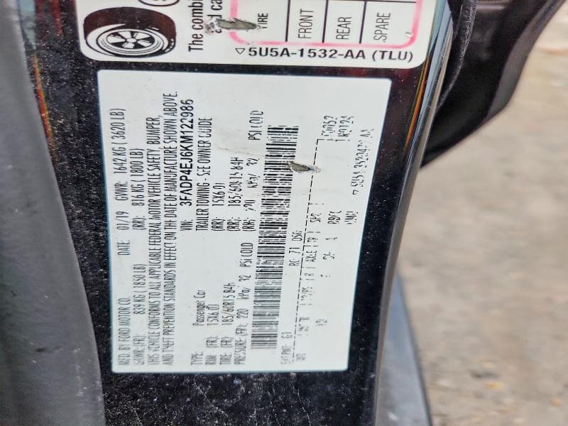 2019 FORD FIESTA SE 12