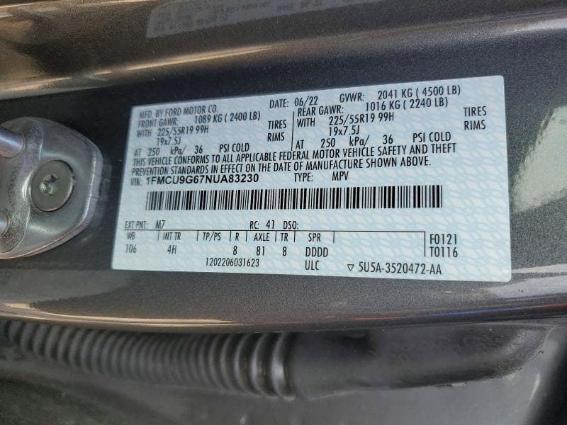 2022 FORD ESCAPE SE 13