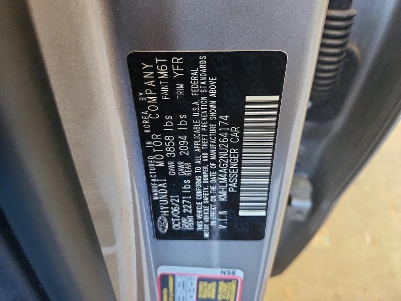 2022 HYUNDAI ELANTRA SEL 12