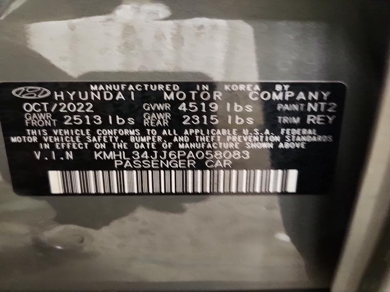 2023 HYUNDAI SONATA HYBRID SEL 12
