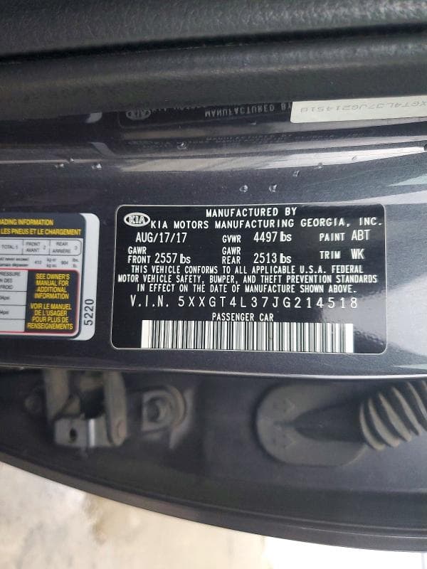 2018 KIA OPTIMA S 12
